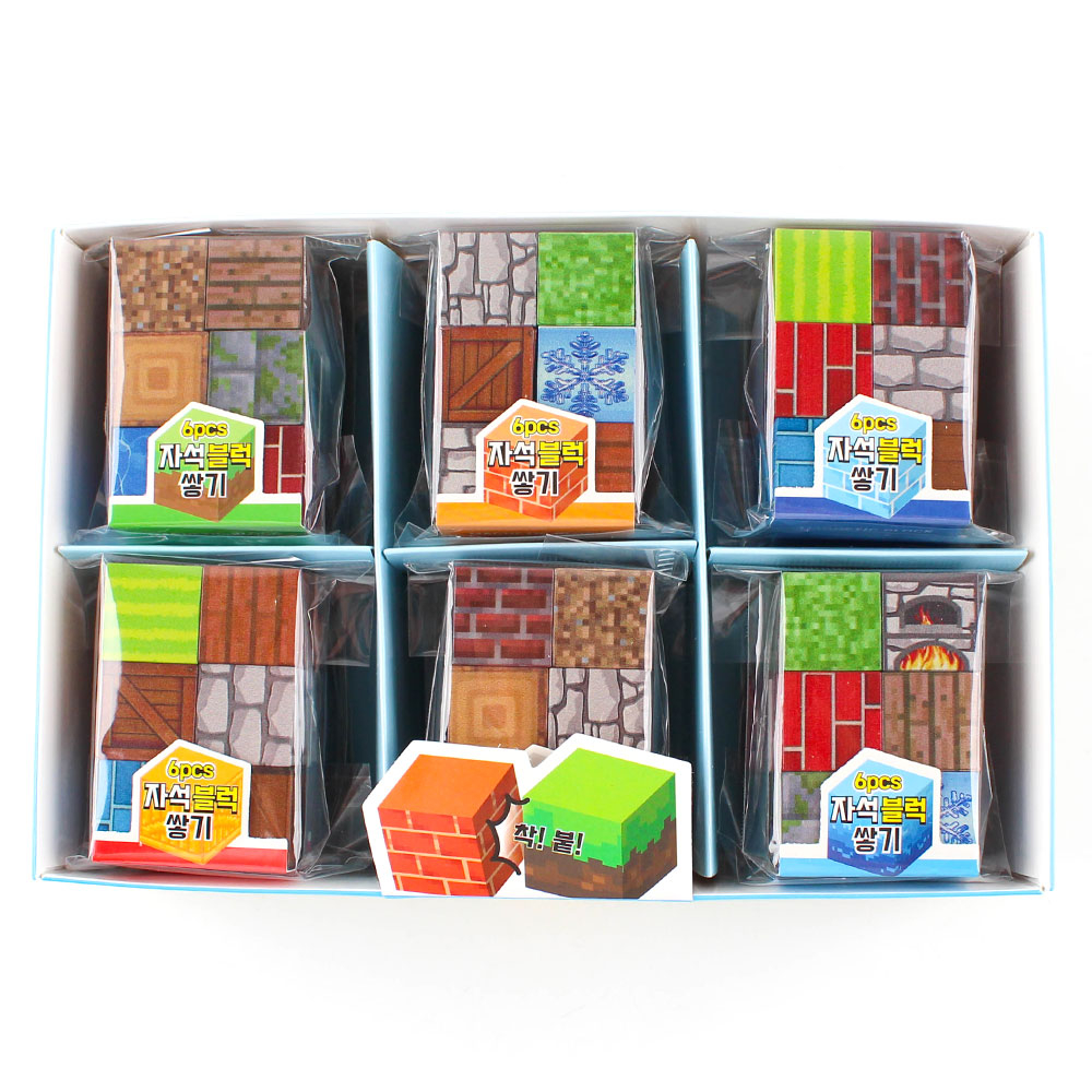 470A] 2000 자석 블록 쌓기 6PCS
