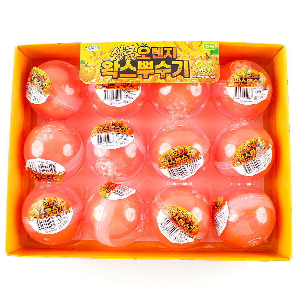 282B] 4000 상큼 오렌지 왁스 뿌수기 문구도매