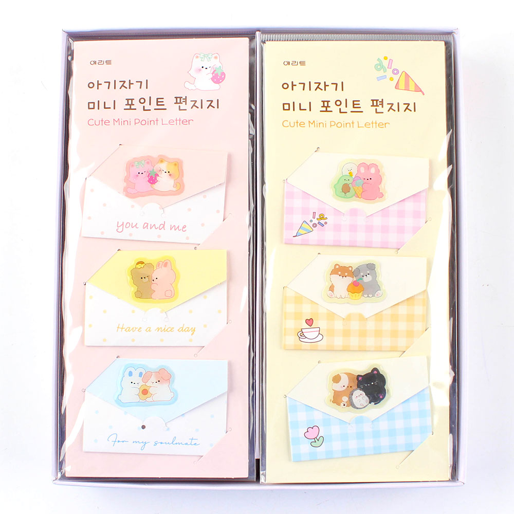470C] 1000 아기자기 미니 포인트 편지지